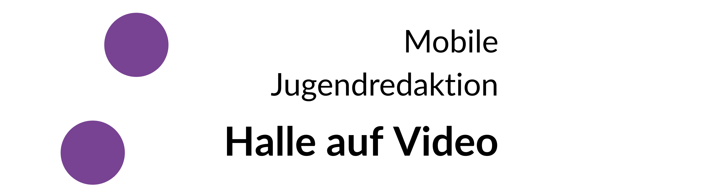 Logo des Halle auf Video