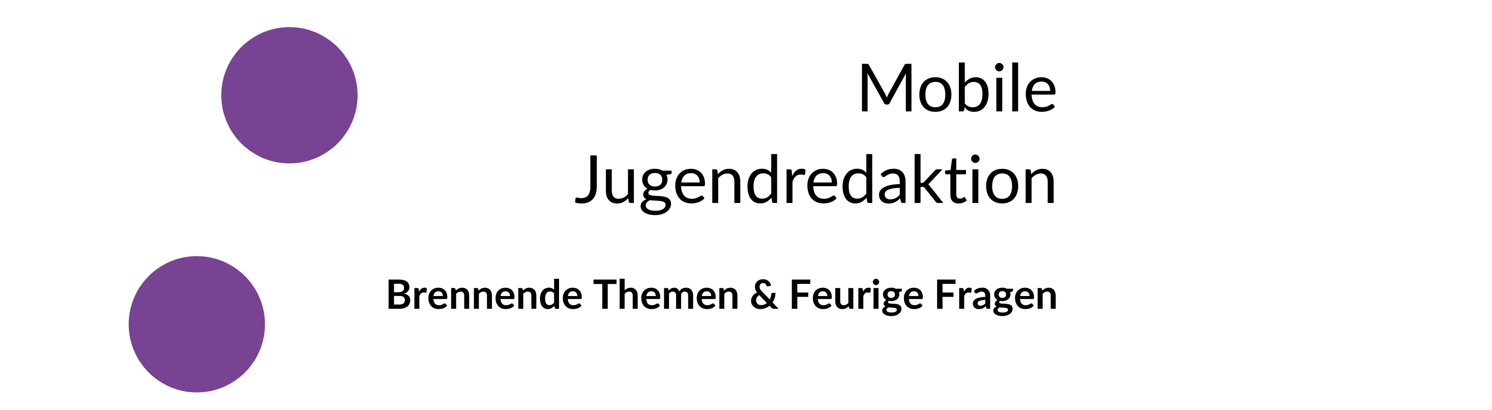 Logo des Mobile Jugendredaktion beim Loud & Local in Ribnitz-Damgarten